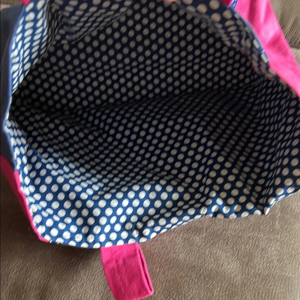 Pink and Blue Tote Bag